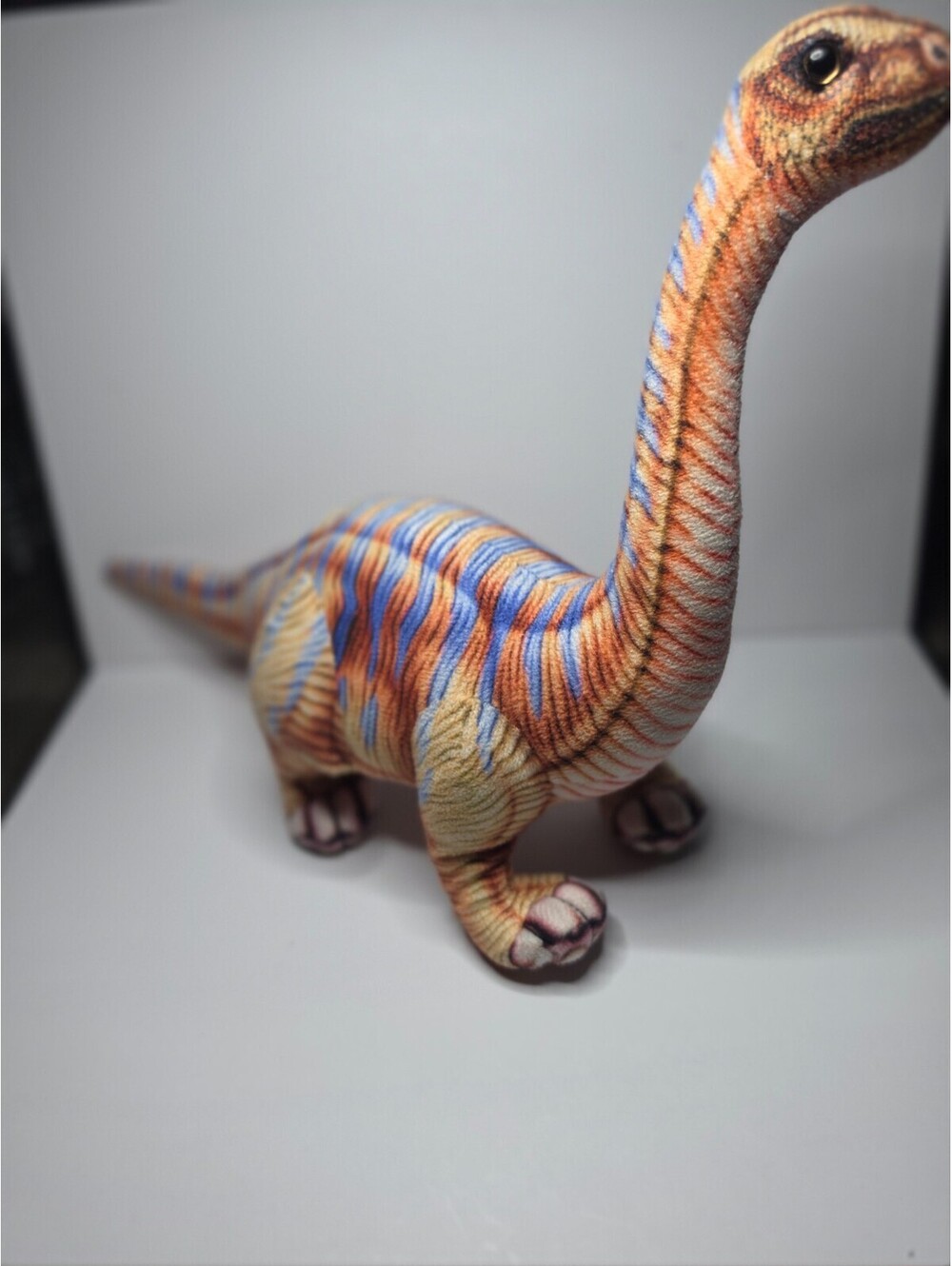 Wishpets 2019 Brontosaurus Plush 11" striped Soft Dino Dinosaur striped